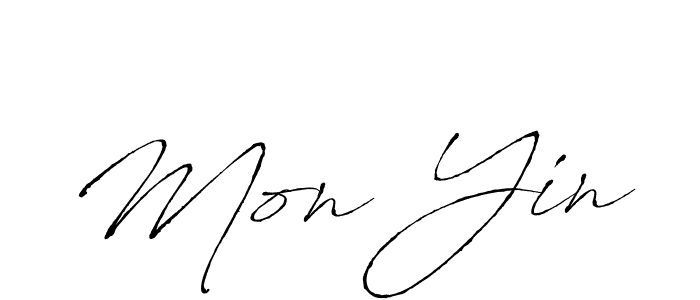 Also we have Mon Yin name is the best signature style. Create professional handwritten signature collection using Antro_Vectra autograph style. Mon Yin signature style 6 images and pictures png