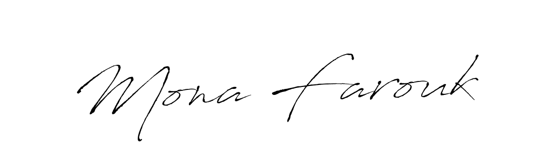 if you are searching for the best signature style for your name Mona Farouk. so please give up your signature search. here we have designed multiple signature styles  using Antro_Vectra. Mona Farouk signature style 6 images and pictures png