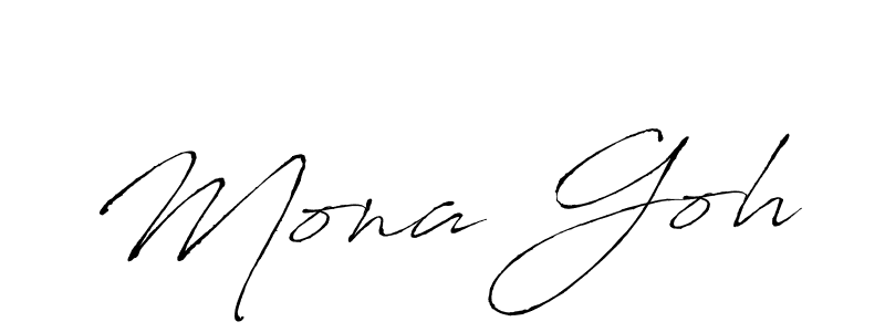 Antro_Vectra is a professional signature style that is perfect for those who want to add a touch of class to their signature. It is also a great choice for those who want to make their signature more unique. Get Mona Goh name to fancy signature for free. Mona Goh signature style 6 images and pictures png