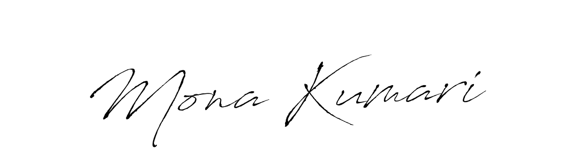 How to make Mona Kumari name signature. Use Antro_Vectra style for creating short signs online. This is the latest handwritten sign. Mona Kumari signature style 6 images and pictures png