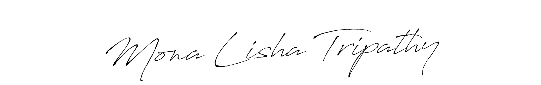 How to make Mona Lisha Tripathy name signature. Use Antro_Vectra style for creating short signs online. This is the latest handwritten sign. Mona Lisha Tripathy signature style 6 images and pictures png