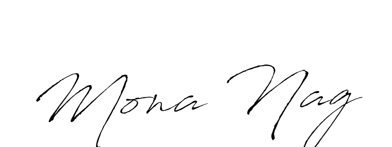 Make a beautiful signature design for name Mona Nag. With this signature (Antro_Vectra) style, you can create a handwritten signature for free. Mona Nag signature style 6 images and pictures png