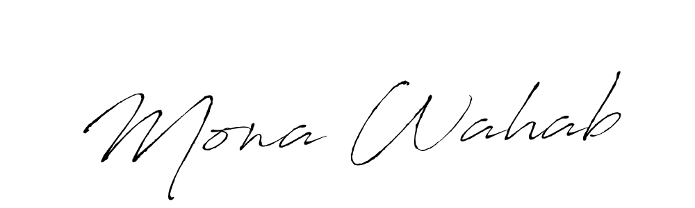 You can use this online signature creator to create a handwritten signature for the name Mona Wahab. This is the best online autograph maker. Mona Wahab signature style 6 images and pictures png