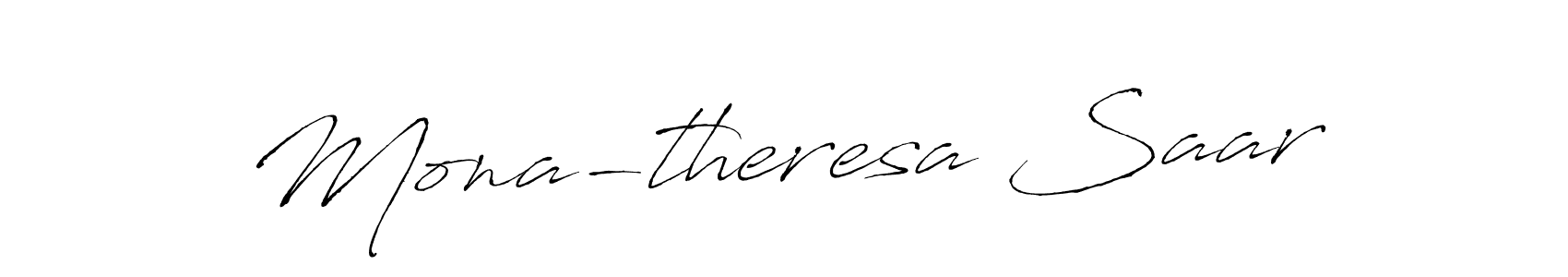 Create a beautiful signature design for name Mona-theresa Saar. With this signature (Antro_Vectra) fonts, you can make a handwritten signature for free. Mona-theresa Saar signature style 6 images and pictures png