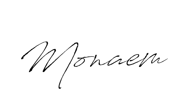 Also You can easily find your signature by using the search form. We will create Monaem name handwritten signature images for you free of cost using Antro_Vectra sign style. Monaem signature style 6 images and pictures png