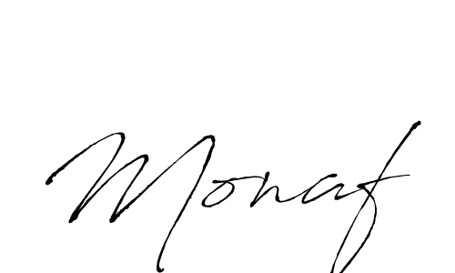 You should practise on your own different ways (Antro_Vectra) to write your name (Monaf) in signature. don't let someone else do it for you. Monaf signature style 6 images and pictures png