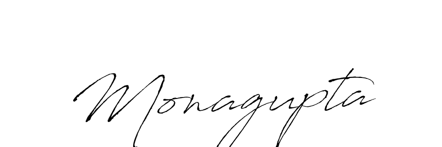 You should practise on your own different ways (Antro_Vectra) to write your name (Monagupta) in signature. don't let someone else do it for you. Monagupta signature style 6 images and pictures png