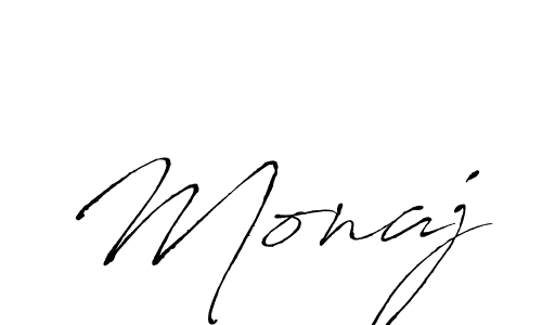 You should practise on your own different ways (Antro_Vectra) to write your name (Monaj) in signature. don't let someone else do it for you. Monaj signature style 6 images and pictures png