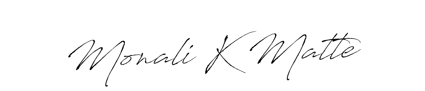 Make a short Monali K Matte signature style. Manage your documents anywhere anytime using Antro_Vectra. Create and add eSignatures, submit forms, share and send files easily. Monali K Matte signature style 6 images and pictures png