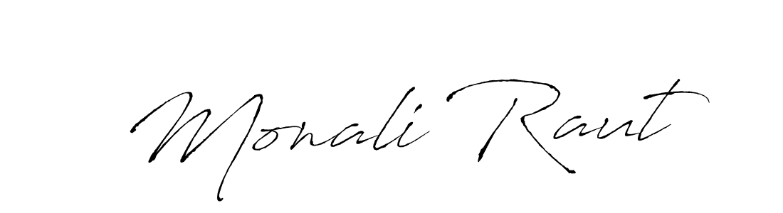 Also we have Monali Raut name is the best signature style. Create professional handwritten signature collection using Antro_Vectra autograph style. Monali Raut signature style 6 images and pictures png