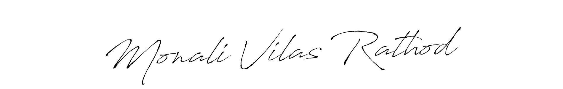 The best way (Antro_Vectra) to make a short signature is to pick only two or three words in your name. The name Monali Vilas Rathod include a total of six letters. For converting this name. Monali Vilas Rathod signature style 6 images and pictures png