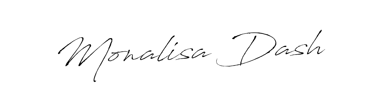 Create a beautiful signature design for name Monalisa Dash. With this signature (Antro_Vectra) fonts, you can make a handwritten signature for free. Monalisa Dash signature style 6 images and pictures png