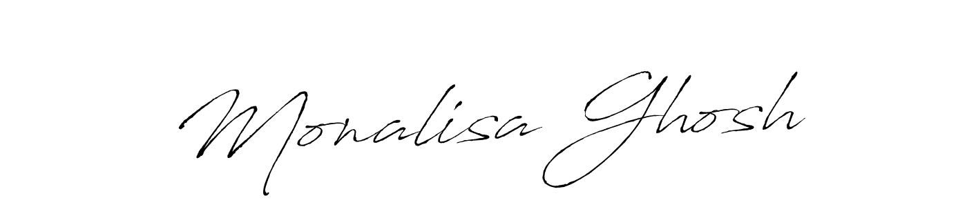How to make Monalisa Ghosh name signature. Use Antro_Vectra style for creating short signs online. This is the latest handwritten sign. Monalisa Ghosh signature style 6 images and pictures png