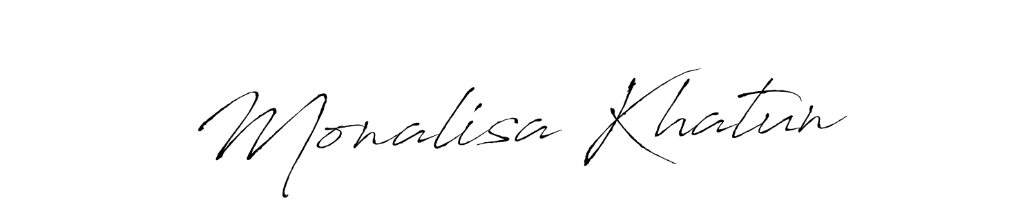 How to make Monalisa Khatun signature? Antro_Vectra is a professional autograph style. Create handwritten signature for Monalisa Khatun name. Monalisa Khatun signature style 6 images and pictures png