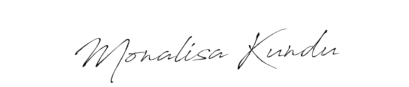 Monalisa Kundu stylish signature style. Best Handwritten Sign (Antro_Vectra) for my name. Handwritten Signature Collection Ideas for my name Monalisa Kundu. Monalisa Kundu signature style 6 images and pictures png