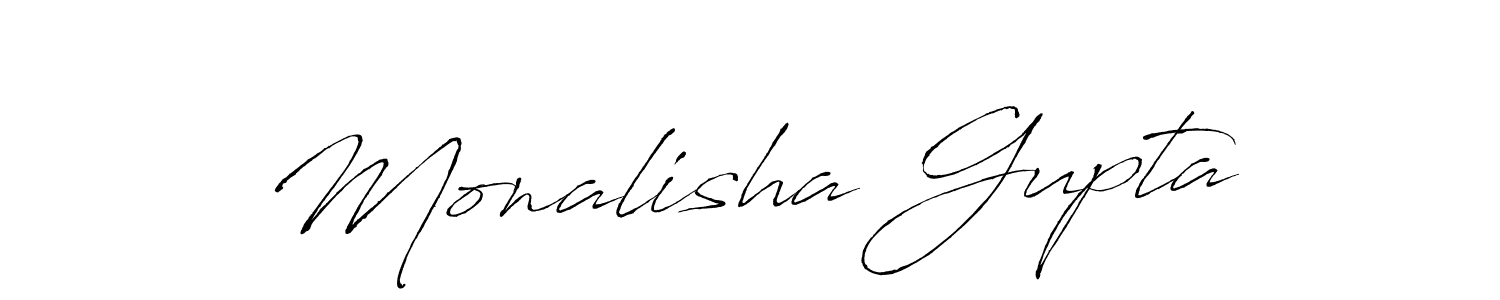 Also we have Monalisha Gupta name is the best signature style. Create professional handwritten signature collection using Antro_Vectra autograph style. Monalisha Gupta signature style 6 images and pictures png