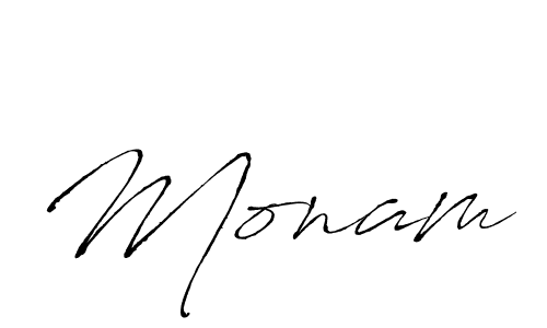 The best way (Antro_Vectra) to make a short signature is to pick only two or three words in your name. The name Monam include a total of six letters. For converting this name. Monam signature style 6 images and pictures png