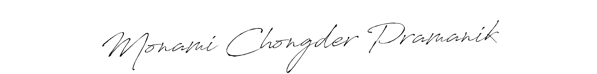 This is the best signature style for the Monami Chongder Pramanik name. Also you like these signature font (Antro_Vectra). Mix name signature. Monami Chongder Pramanik signature style 6 images and pictures png
