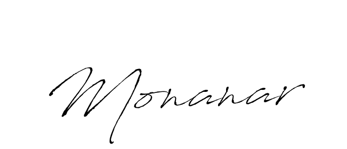 Use a signature maker to create a handwritten signature online. With this signature software, you can design (Antro_Vectra) your own signature for name Monanar. Monanar signature style 6 images and pictures png