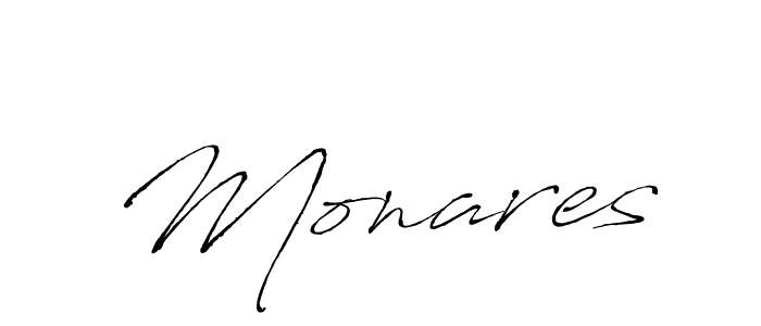 The best way (Antro_Vectra) to make a short signature is to pick only two or three words in your name. The name Monares include a total of six letters. For converting this name. Monares signature style 6 images and pictures png