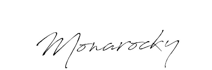 How to make Monarocky name signature. Use Antro_Vectra style for creating short signs online. This is the latest handwritten sign. Monarocky signature style 6 images and pictures png