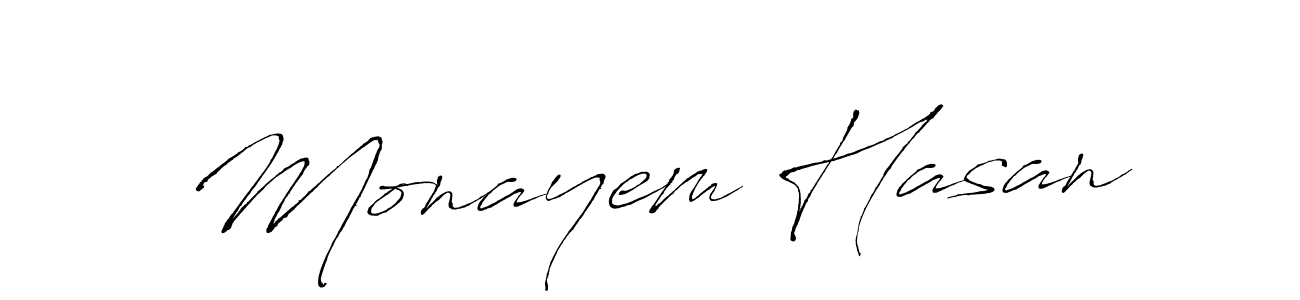 It looks lik you need a new signature style for name Monayem Hasan. Design unique handwritten (Antro_Vectra) signature with our free signature maker in just a few clicks. Monayem Hasan signature style 6 images and pictures png