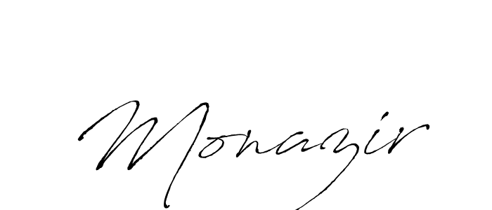 The best way (Antro_Vectra) to make a short signature is to pick only two or three words in your name. The name Monazir include a total of six letters. For converting this name. Monazir signature style 6 images and pictures png