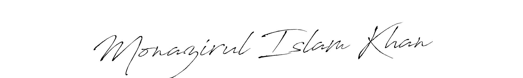 Make a beautiful signature design for name Monazirul Islam Khan. Use this online signature maker to create a handwritten signature for free. Monazirul Islam Khan signature style 6 images and pictures png