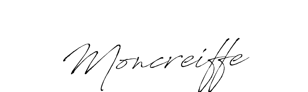 Moncreiffe stylish signature style. Best Handwritten Sign (Antro_Vectra) for my name. Handwritten Signature Collection Ideas for my name Moncreiffe. Moncreiffe signature style 6 images and pictures png