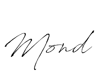 Antro_Vectra is a professional signature style that is perfect for those who want to add a touch of class to their signature. It is also a great choice for those who want to make their signature more unique. Get Mond name to fancy signature for free. Mond signature style 6 images and pictures png