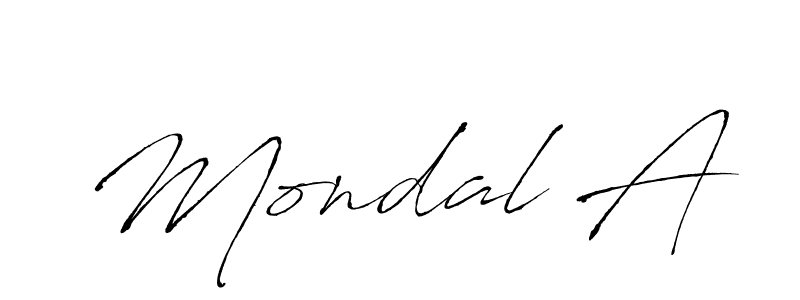 Make a beautiful signature design for name Mondal A. Use this online signature maker to create a handwritten signature for free. Mondal A signature style 6 images and pictures png
