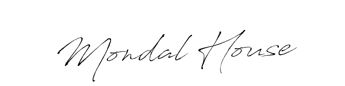 Make a beautiful signature design for name Mondal House. With this signature (Antro_Vectra) style, you can create a handwritten signature for free. Mondal House signature style 6 images and pictures png