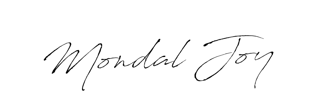 Use a signature maker to create a handwritten signature online. With this signature software, you can design (Antro_Vectra) your own signature for name Mondal Joy. Mondal Joy signature style 6 images and pictures png