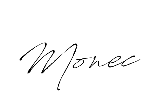 Antro_Vectra is a professional signature style that is perfect for those who want to add a touch of class to their signature. It is also a great choice for those who want to make their signature more unique. Get Monec name to fancy signature for free. Monec signature style 6 images and pictures png