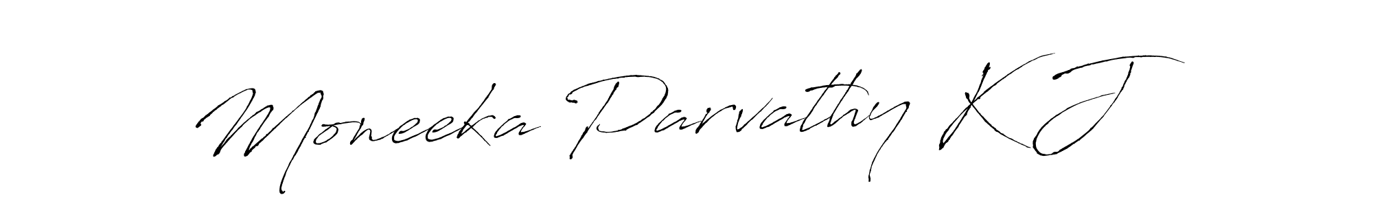 Here are the top 10 professional signature styles for the name Moneeka Parvathy K J. These are the best autograph styles you can use for your name. Moneeka Parvathy K J signature style 6 images and pictures png