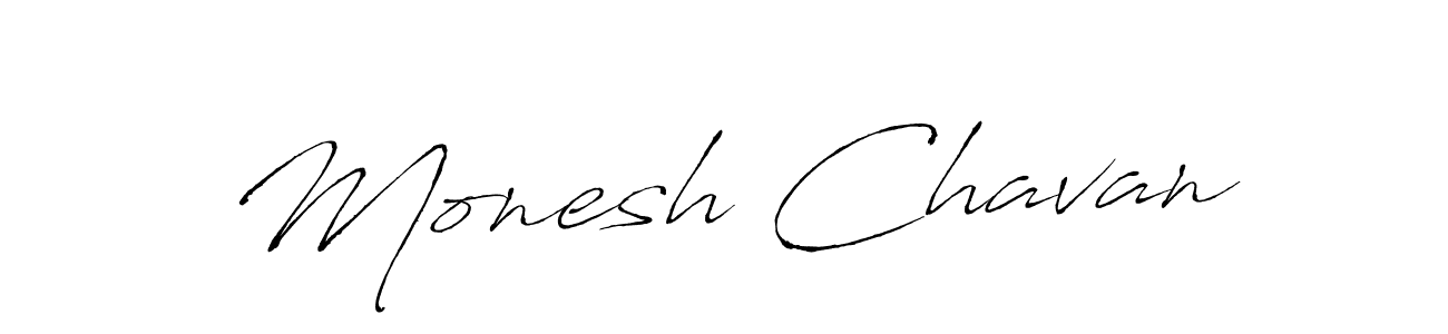 Use a signature maker to create a handwritten signature online. With this signature software, you can design (Antro_Vectra) your own signature for name Monesh Chavan. Monesh Chavan signature style 6 images and pictures png