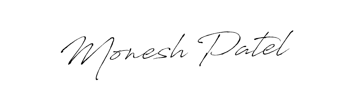 This is the best signature style for the Monesh Patel name. Also you like these signature font (Antro_Vectra). Mix name signature. Monesh Patel signature style 6 images and pictures png