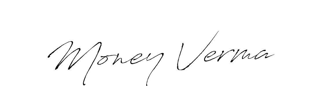 Also we have Money Verma name is the best signature style. Create professional handwritten signature collection using Antro_Vectra autograph style. Money Verma signature style 6 images and pictures png