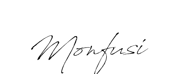 Once you've used our free online signature maker to create your best signature Antro_Vectra style, it's time to enjoy all of the benefits that Monfusi name signing documents. Monfusi signature style 6 images and pictures png