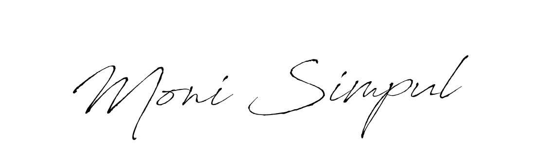 Here are the top 10 professional signature styles for the name Moni Simpul. These are the best autograph styles you can use for your name. Moni Simpul signature style 6 images and pictures png