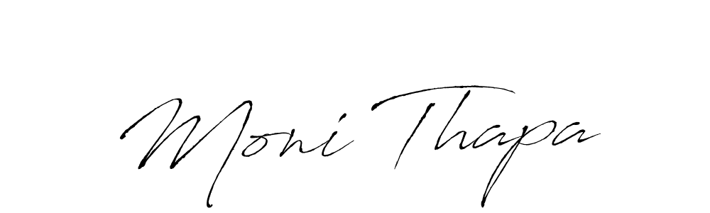 How to make Moni Thapa signature? Antro_Vectra is a professional autograph style. Create handwritten signature for Moni Thapa name. Moni Thapa signature style 6 images and pictures png