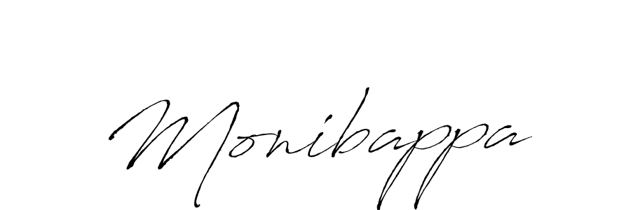 Use a signature maker to create a handwritten signature online. With this signature software, you can design (Antro_Vectra) your own signature for name Monibappa. Monibappa signature style 6 images and pictures png