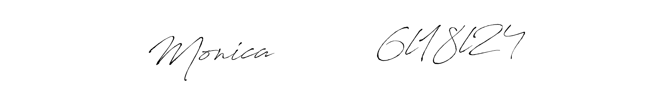 Once you've used our free online signature maker to create your best signature Antro_Vectra style, it's time to enjoy all of the benefits that Monica          6l18l24 name signing documents. Monica          6l18l24 signature style 6 images and pictures png