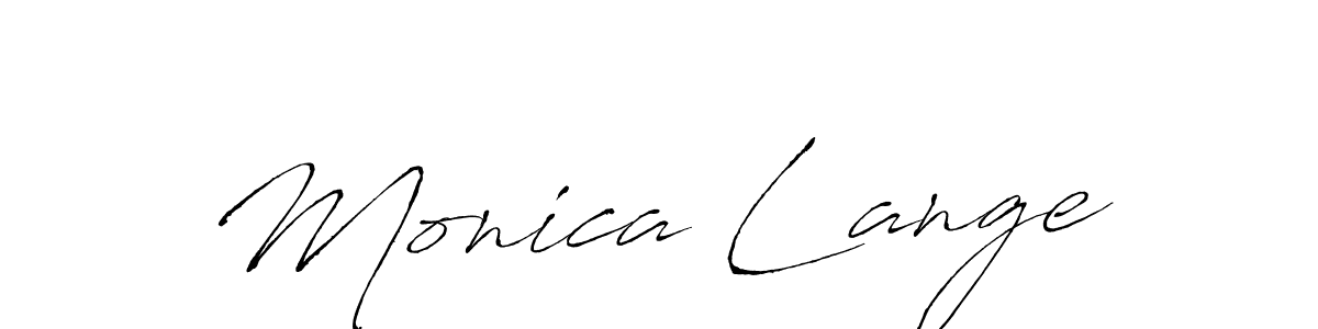 Create a beautiful signature design for name Monica Lange. With this signature (Antro_Vectra) fonts, you can make a handwritten signature for free. Monica Lange signature style 6 images and pictures png