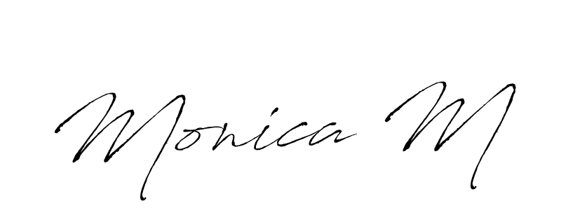 Also we have Monica M name is the best signature style. Create professional handwritten signature collection using Antro_Vectra autograph style. Monica M signature style 6 images and pictures png