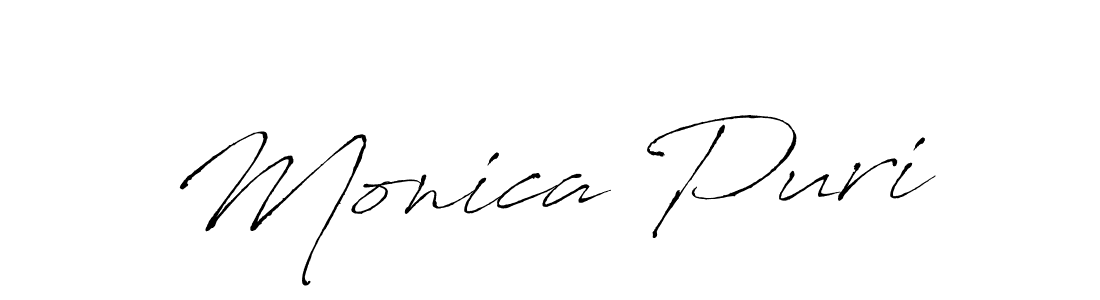 Make a beautiful signature design for name Monica Puri. Use this online signature maker to create a handwritten signature for free. Monica Puri signature style 6 images and pictures png