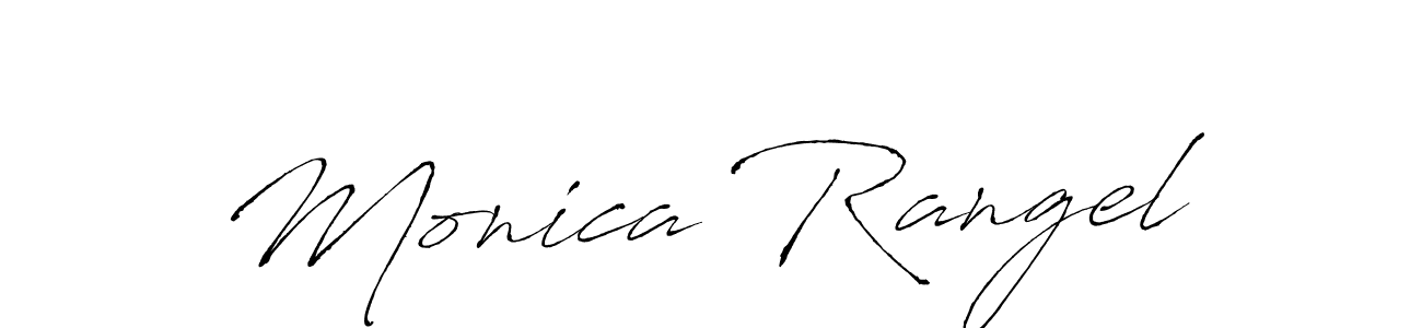 Create a beautiful signature design for name Monica Rangel. With this signature (Antro_Vectra) fonts, you can make a handwritten signature for free. Monica Rangel signature style 6 images and pictures png