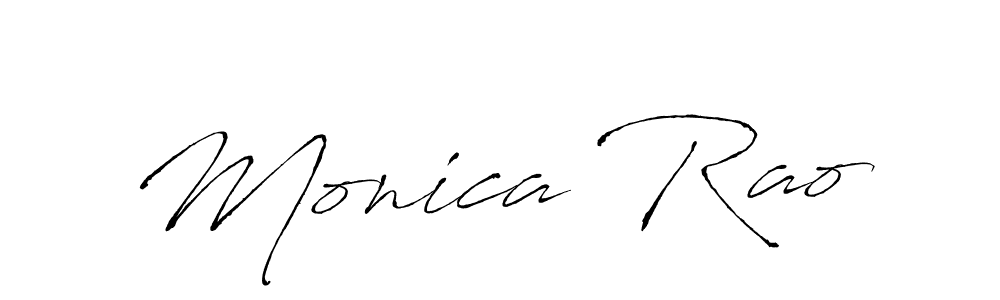 The best way (Antro_Vectra) to make a short signature is to pick only two or three words in your name. The name Monica Rao include a total of six letters. For converting this name. Monica Rao signature style 6 images and pictures png