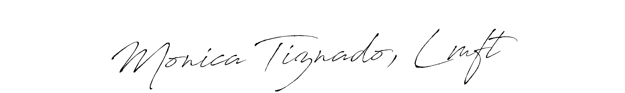 The best way (Antro_Vectra) to make a short signature is to pick only two or three words in your name. The name Monica Tiznado, Lmft include a total of six letters. For converting this name. Monica Tiznado, Lmft signature style 6 images and pictures png