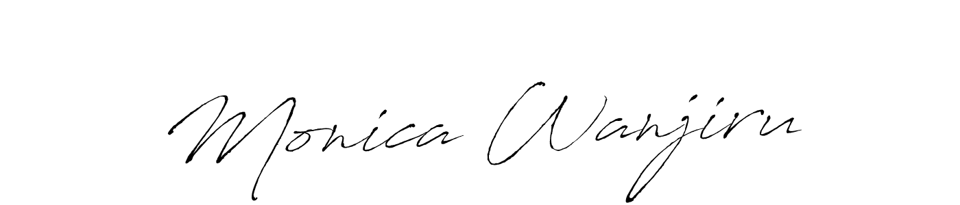 Make a short Monica Wanjiru signature style. Manage your documents anywhere anytime using Antro_Vectra. Create and add eSignatures, submit forms, share and send files easily. Monica Wanjiru signature style 6 images and pictures png